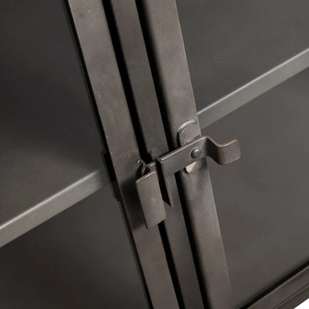 Highboard Boston schwarz Clearance