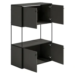 Novel Highboard Brera graphitschwarz Best