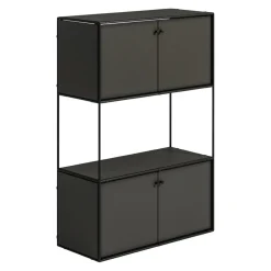 Novel Highboard Brera graphitschwarz Best