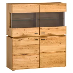 MID.YOU Highboard Como eichefarbig Clearance