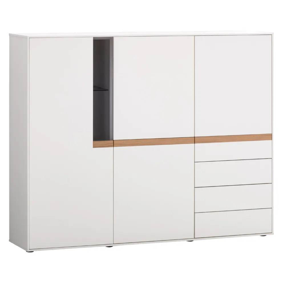 Moderano Highboard Costa weiss Hot