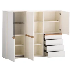 Moderano Highboard Costa weiss Hot