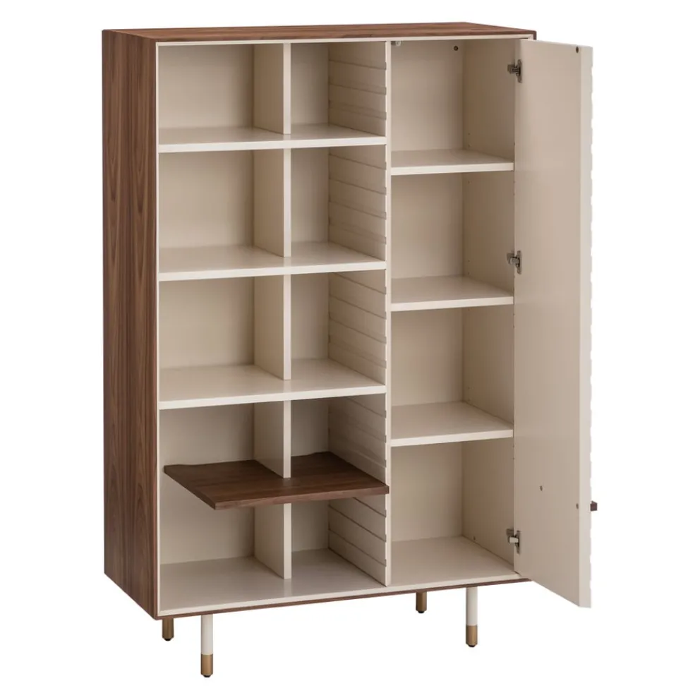 Edition Highboard Eros nussbaumfarbig Discount
