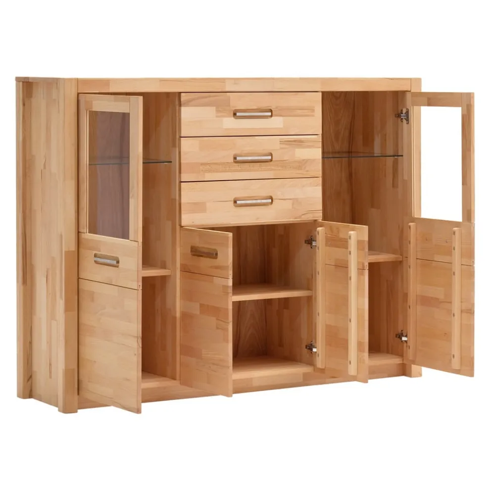 MID.YOU Highboard Fenja buchefarbig Online