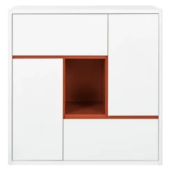 Gautier Highboard Holi terracotta, weiss Discount