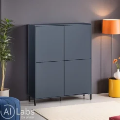 Invivus Highboard Innova-105 wasserblau Discount
