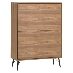 Johann Jakob Highboard Karen nussbaumfarbig Online
