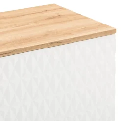 BYYU Highboard Kleo eichefarbig, weiss Hot