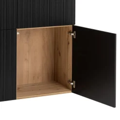 BYYU Highboard Kleo eichefarbig, schwarz Best