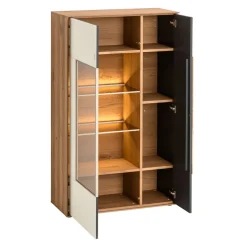 VALNATURA Highboard Lago eichefarbig, weiss Sale