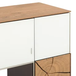 VALNATURA Highboard Lago eichefarbig, weiss Sale