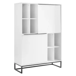 Xora Highboard Lille schwarz, weiss Clearance