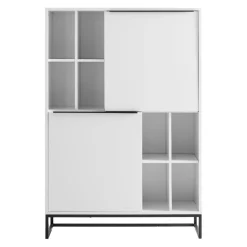 Xora Highboard Lille schwarz, weiss Clearance