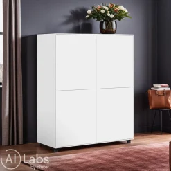Edition Highboard Malik weiss Hot