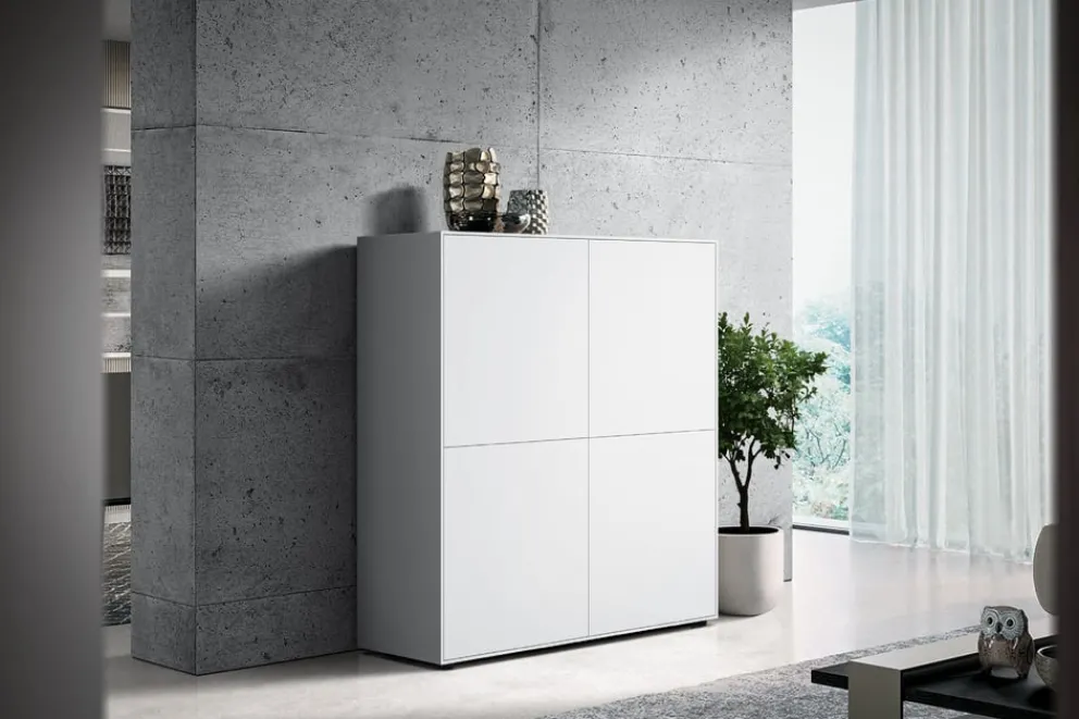 Edition Highboard Malik weiss Hot