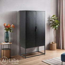 Lomoco Highboard Newton schwarz New