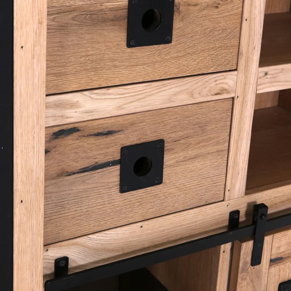 Ambia Home Highboard Oak Island eichefarbig Online