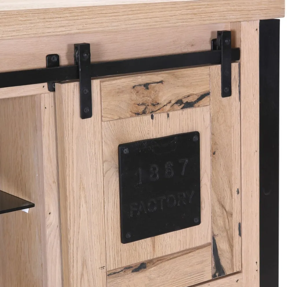 Ambia Home Highboard Oak Island eichefarbig Online