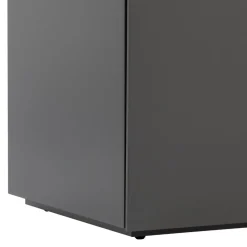Edition Highboard Pan dunkelgrau, schwarz