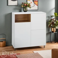 Johann Jakob Highboard Rocky weiss New