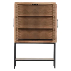 Ambia Home Highboard Showcase akaziefarbig Hot