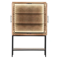 Ambia Home Highboard Showcase akaziefarbig Hot