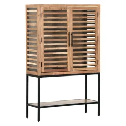 Ambia Home Highboard Showcase akaziefarbig Hot