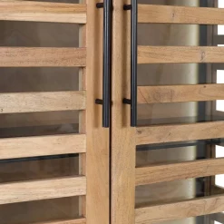 Ambia Home Highboard Showcase akaziefarbig Hot