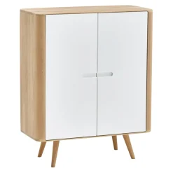 BYYU Highboard Skarsund weiss Clearance