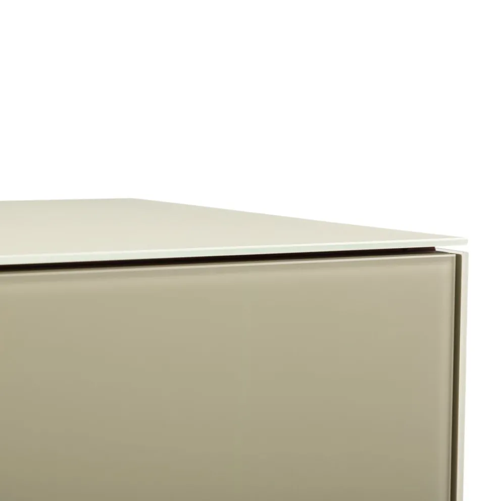 Johann Jakob Highboard Skyline dunkelrot, grau New