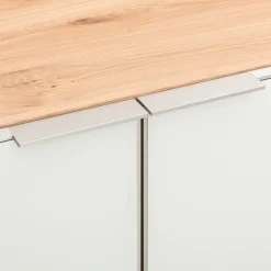 VOGLAUER Highboard valpin eichefarbig, weiss