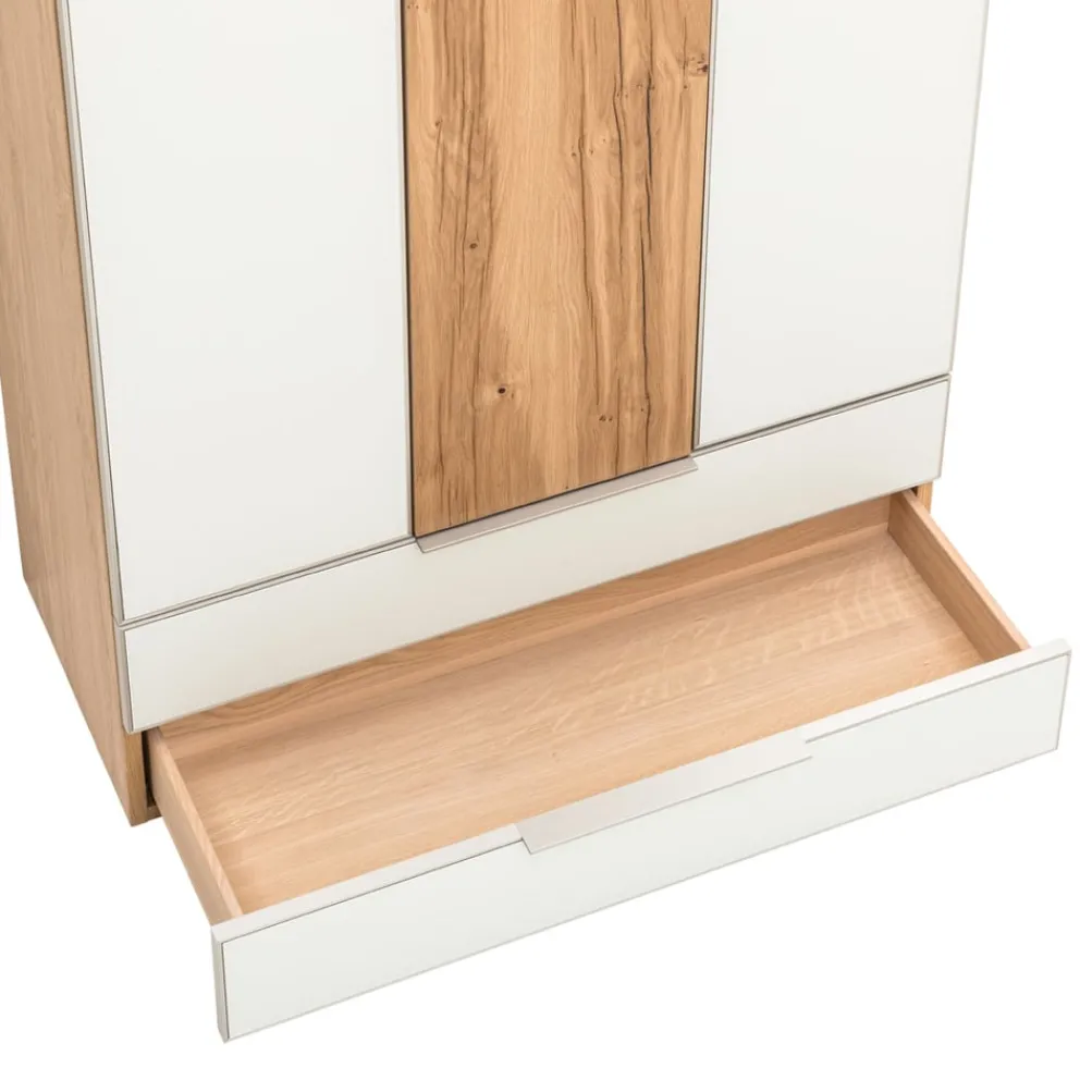 VOGLAUER Highboard valpin eichefarbig, weiss