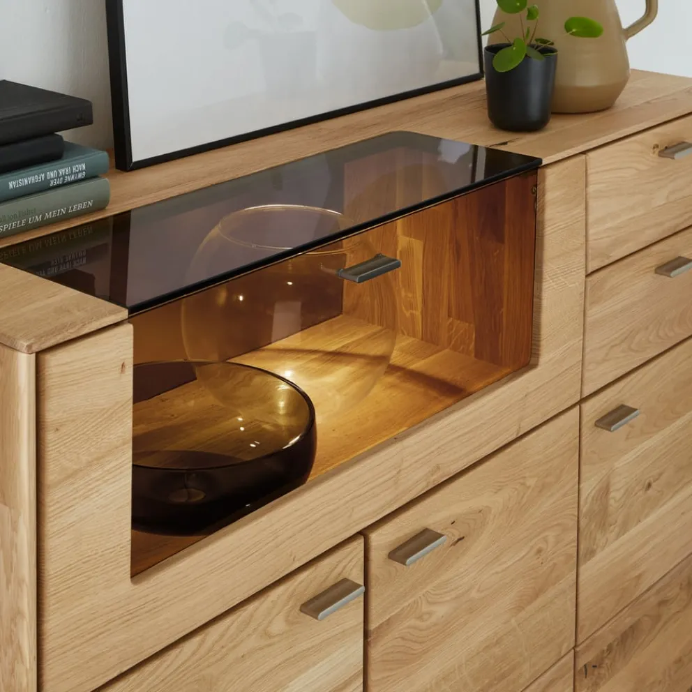 VALNATURA Highboard Venturo eichefarbig Clearance