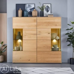 VALNATURA Highboard Venturo eichefarbig Outlet