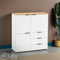 one Highboard Weber weiss Outlet