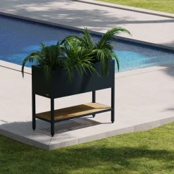 Herstera Hochbeet Deco Grow anthrazit, braun New
