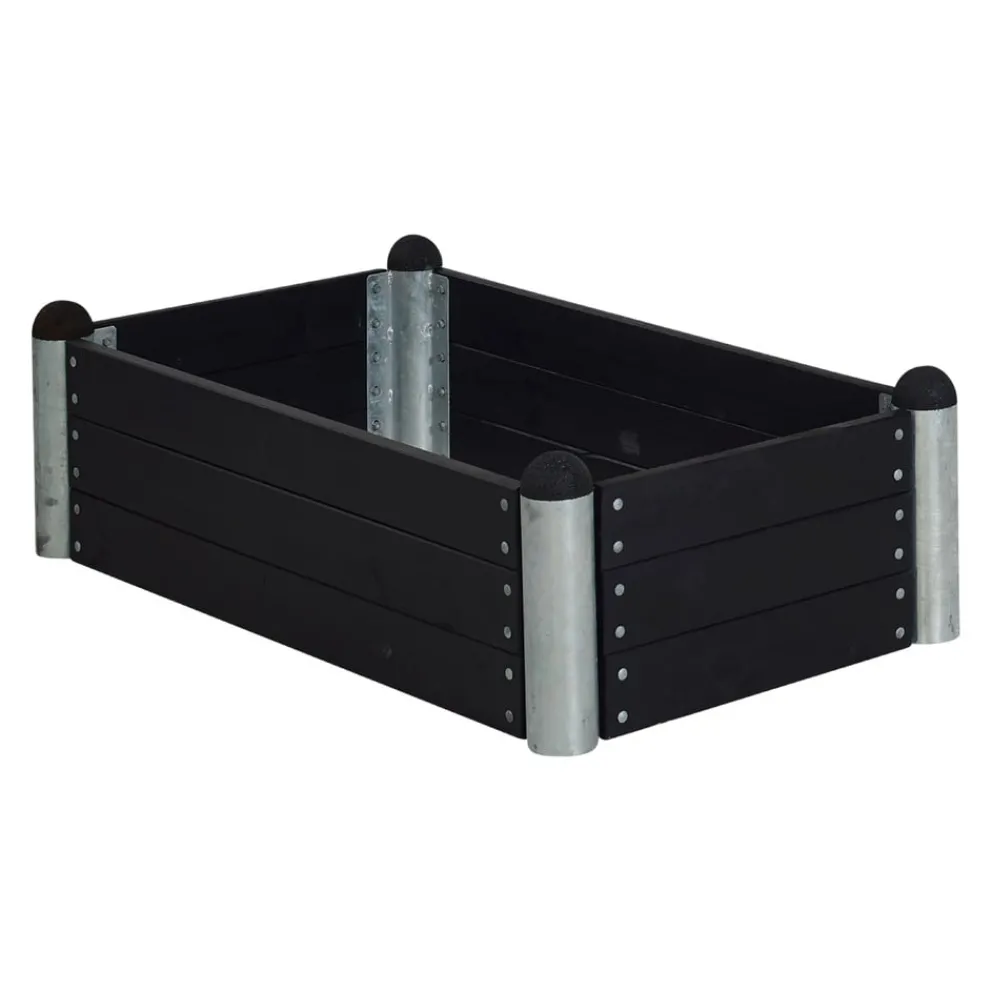 PLUS Hochbeet Pipe schwarz Outlet