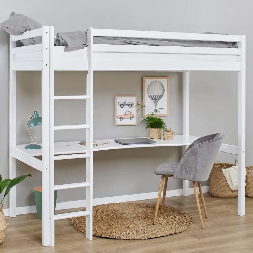 Hoppekids Hochbett Eco Dream weiss Outlet