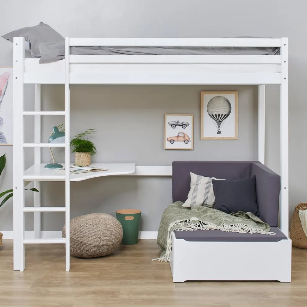 Hoppekids Hochbett Eco Dream Mega weiss Clearance