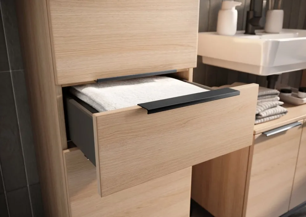 MID.YOU Hochschrank Lavega eichefarbig Outlet