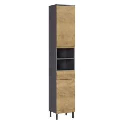 MID.YOU Hochschrank Salinas grandson-eiche-nb., graphit Hot