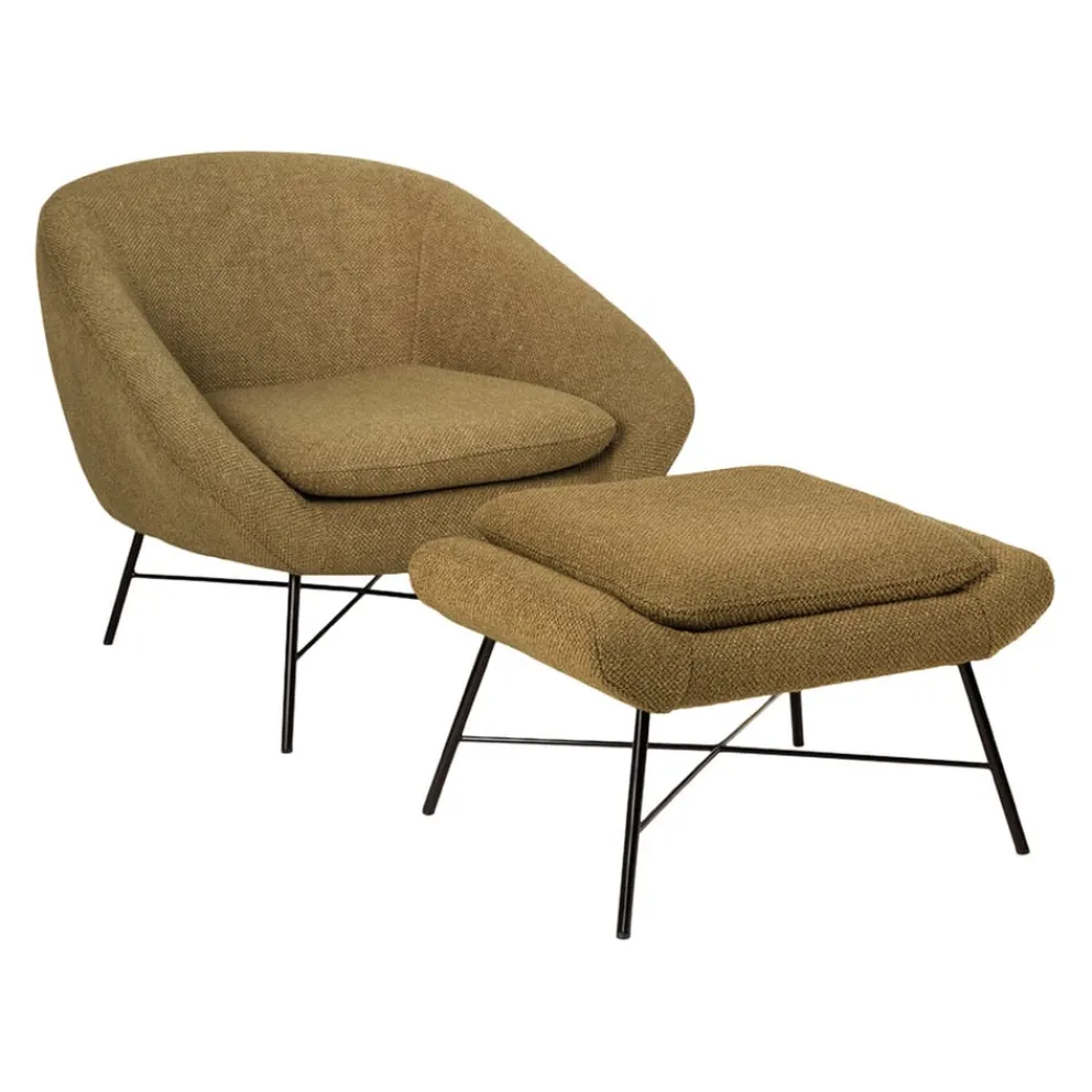 Ethnicraft Hocker Barrow ginstergelb Sale