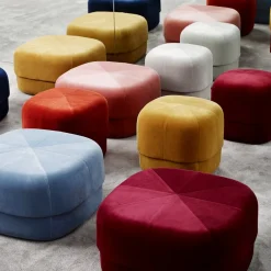 Normann Copenhagen Hocker Circus JAB City Velvet yellow Outlet