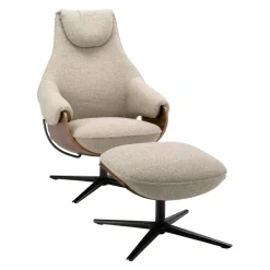 LEOLUX Hocker Cream beige Hot