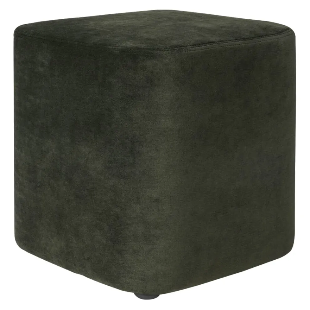 Ethnicraft Hocker Cube olivgrün New