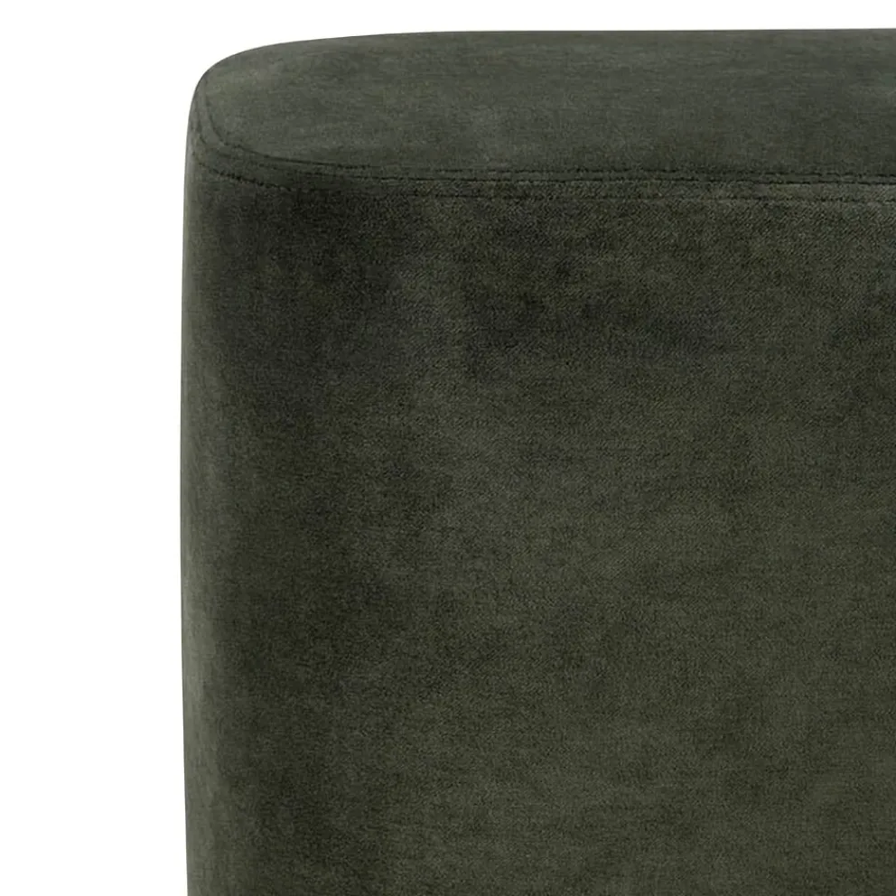 Ethnicraft Hocker Cube olivgrün New