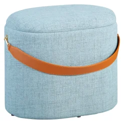 MID.YOU Hocker Dilia-506 pastellblau New