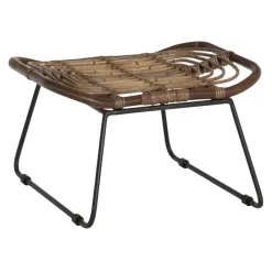 Van der Leeden Hocker Lounge braun