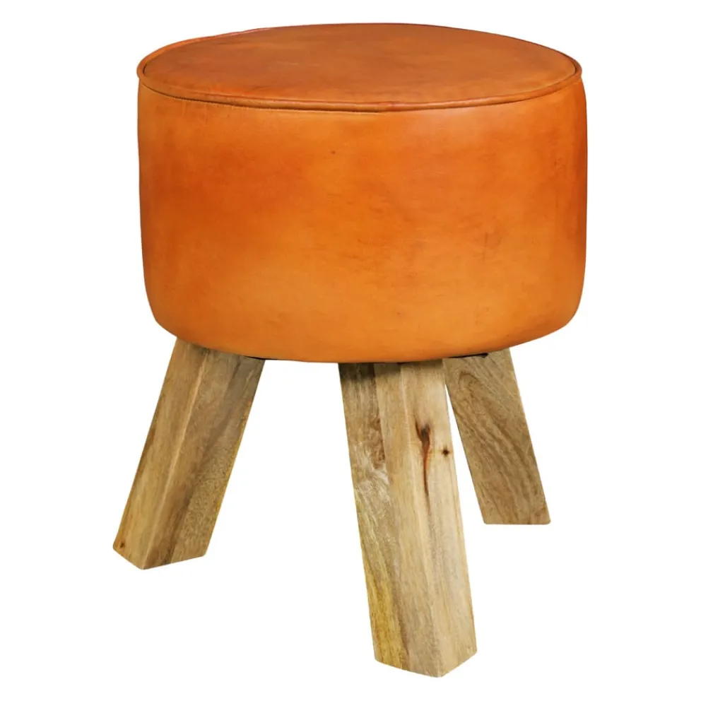 MID.YOU Hocker Mango braun