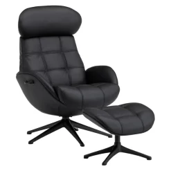 FLEXLUX Hocker Metro Chester schwarz